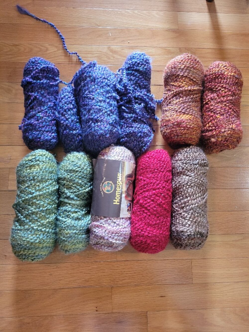 Homespun Multi colors yarn